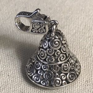 Novica sterling silver bell charm clip